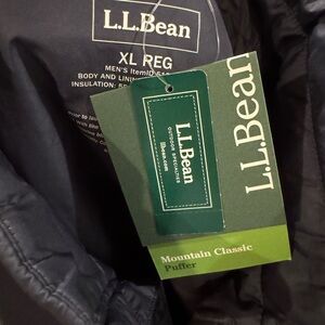 L.L. Bean Men's Puffer Jacket - Dark Gray